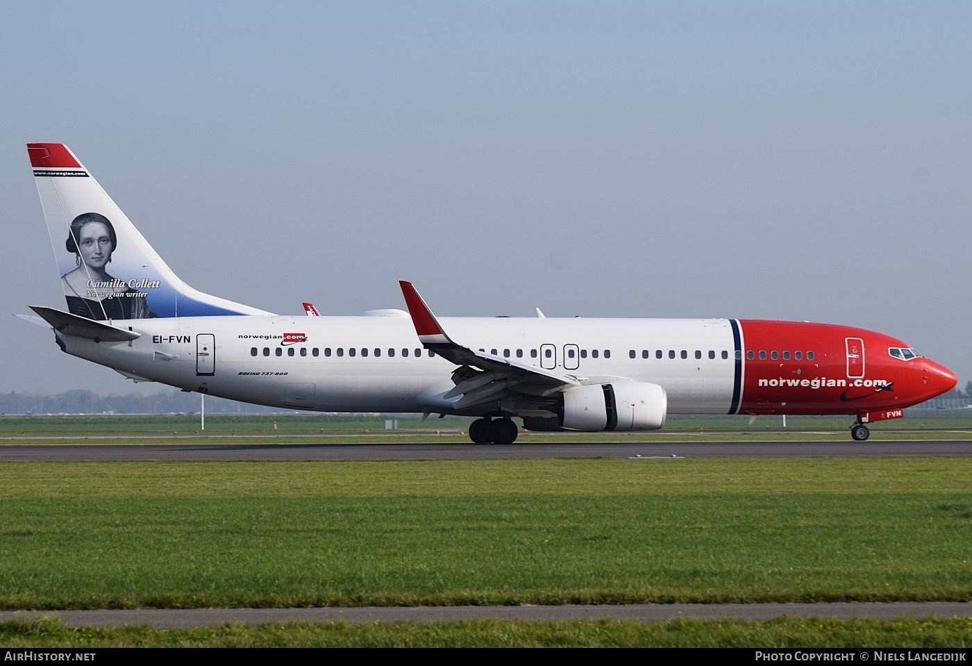 Aircraft Photo of EI-FVN | Boeing 737-800 | Norwegian | AirHistory.net #782700