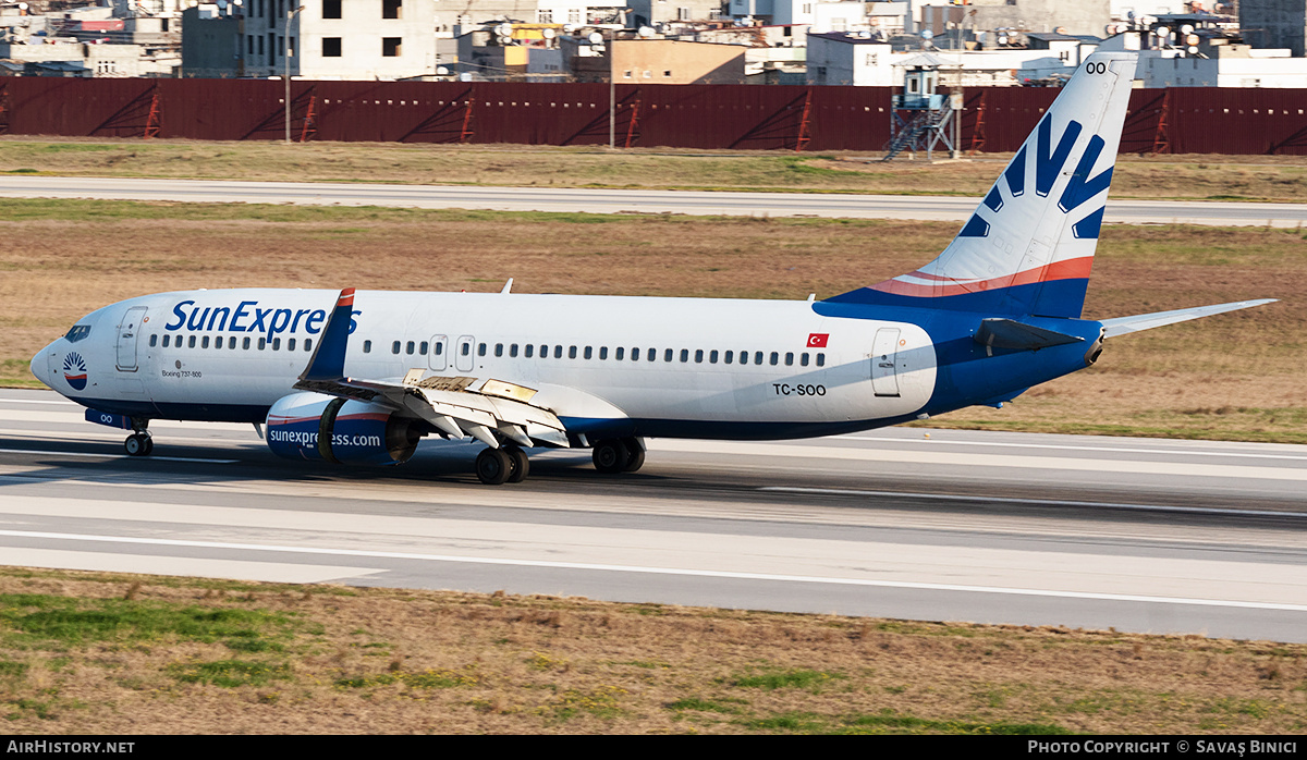 Aircraft Photo of TC-SOO | Boeing 737-8AS | SunExpress | AirHistory.net #782701