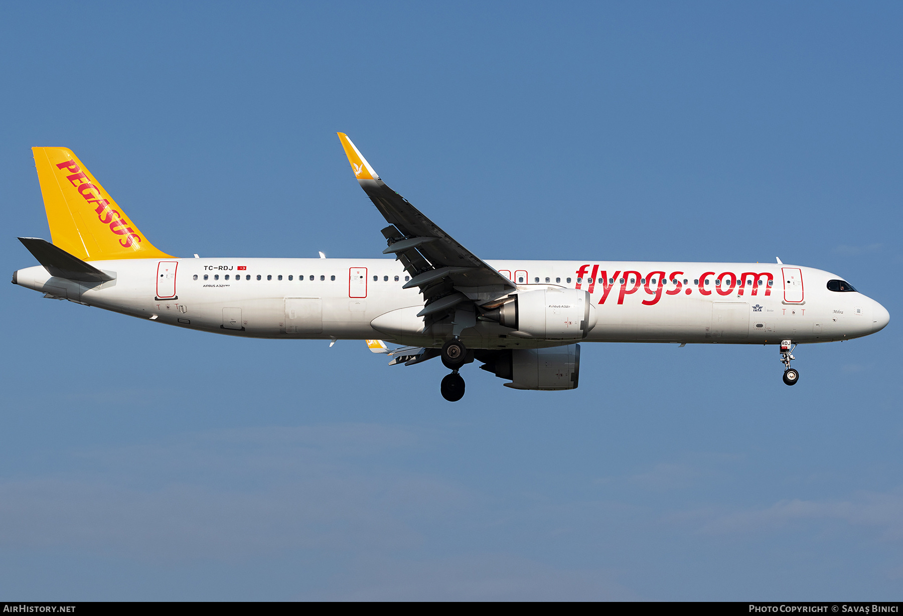 Aircraft Photo of TC-RDJ | Airbus A321-251NX | Pegasus Airlines | AirHistory.net #782702