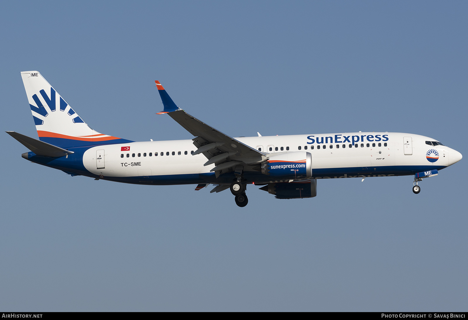 Aircraft Photo of TC-SME | Boeing 737-8 Max 8 | SunExpress | AirHistory.net #782705