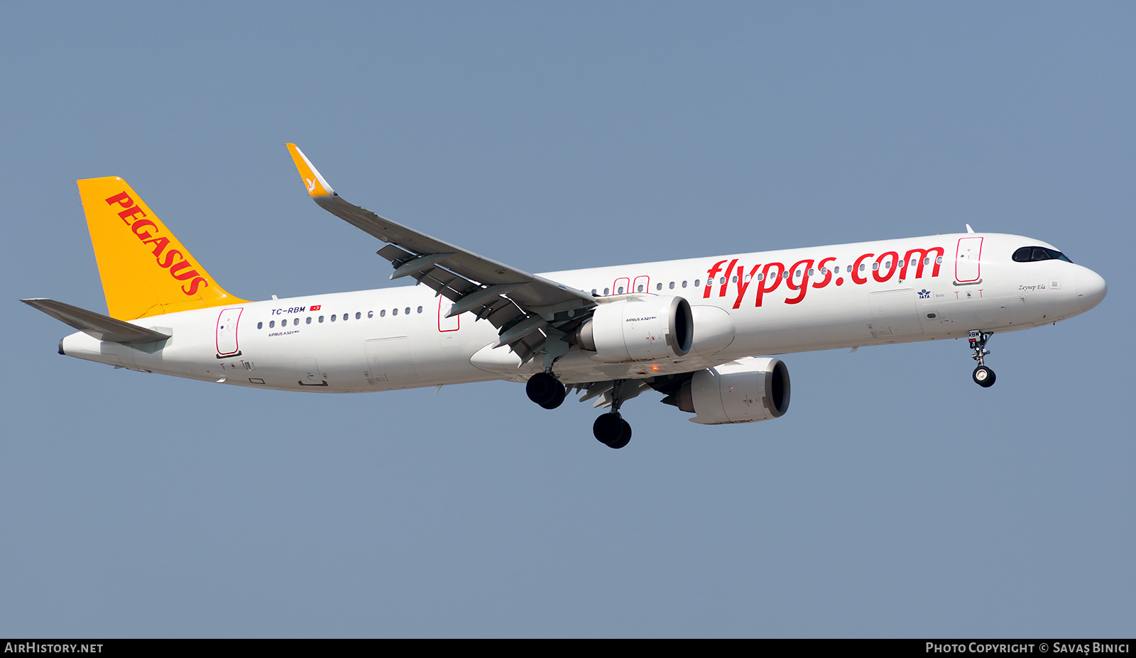 Aircraft Photo of TC-RBM | Airbus A321-251NX | Pegasus Airlines | AirHistory.net #782721