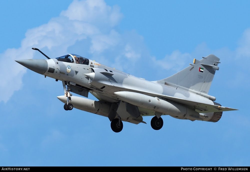 Aircraft Photo of 729 | Dassault Mirage 2000-9EAD | United Arab Emirates - Air Force | AirHistory.net #782749