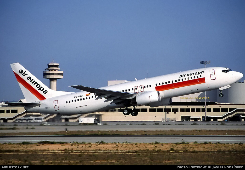 Aircraft Photo of EC-HBL | Boeing 737-85P | Air Europa | AirHistory.net #782752