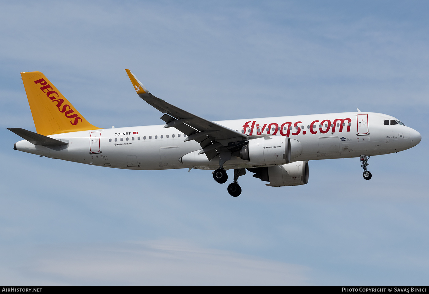 Aircraft Photo of TC-NBT | Airbus A320-251N | Pegasus Airlines | AirHistory.net #782771
