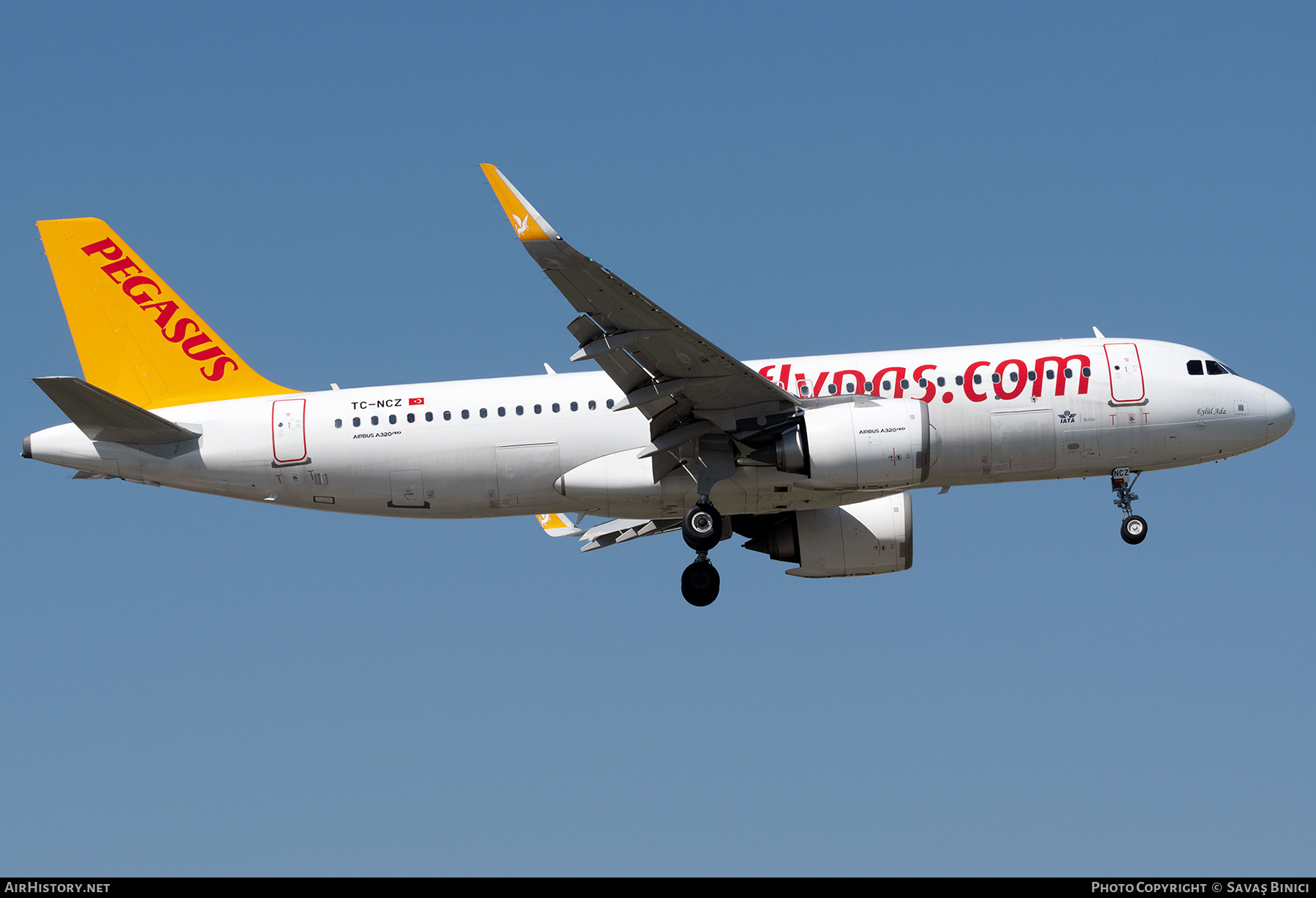 Aircraft Photo of TC-NCZ | Airbus A320-251N | Pegasus Airlines | AirHistory.net #782780