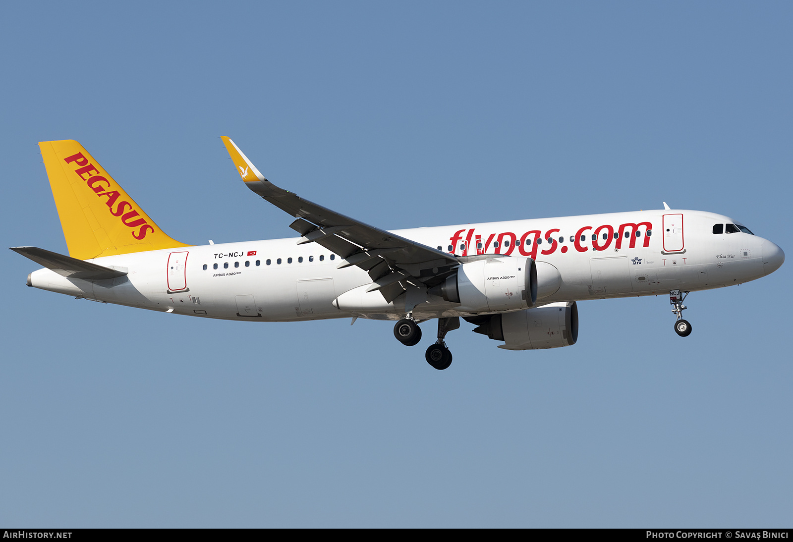 Aircraft Photo of TC-NCJ | Airbus A320-251N | Pegasus Airlines | AirHistory.net #782789