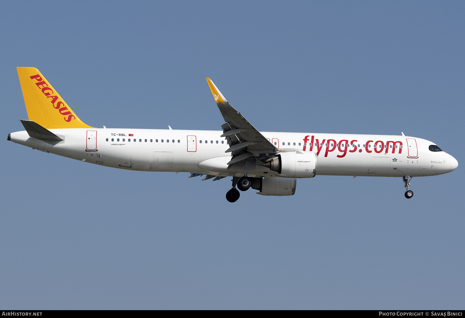 Aircraft Photo of TC-RBL | Airbus A321-251N | Pegasus Airlines | AirHistory.net #782793