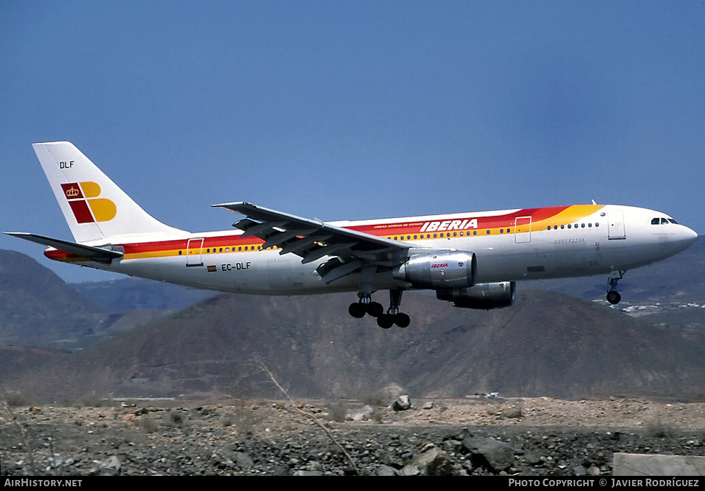 Aircraft Photo of EC-DLF | Airbus A300B4-120 | Iberia | AirHistory.net #782810