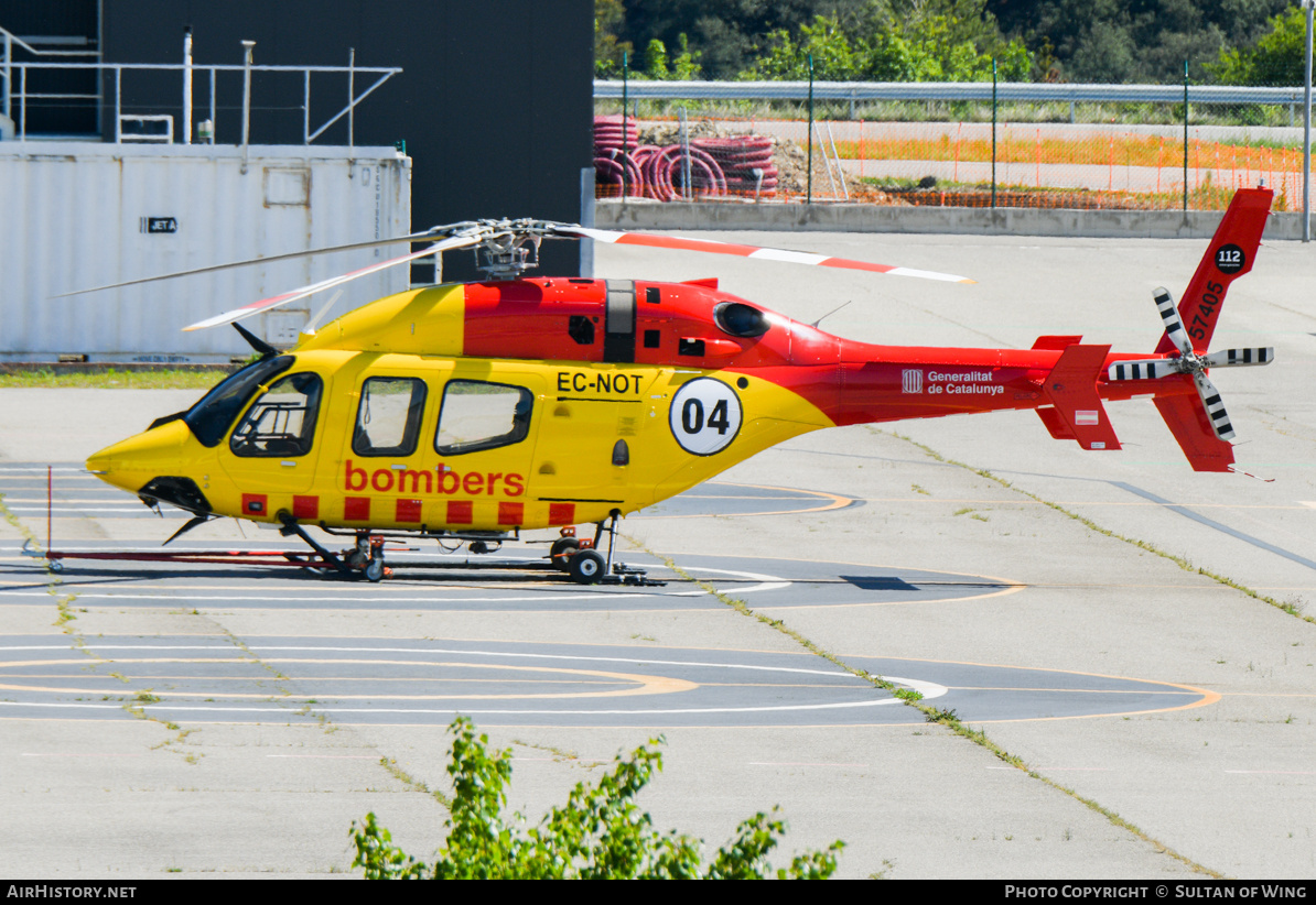 Aircraft Photo of EC-NOT | Bell 429 GlobalRanger | Bombers de la Generalitat de Catalunya | AirHistory.net #782842