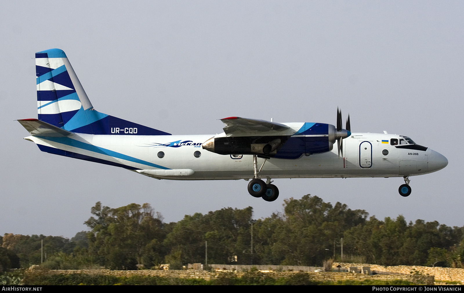 Aircraft Photo of UR-CQD | Antonov An-26B | Vulkan Air | AirHistory.net #782850