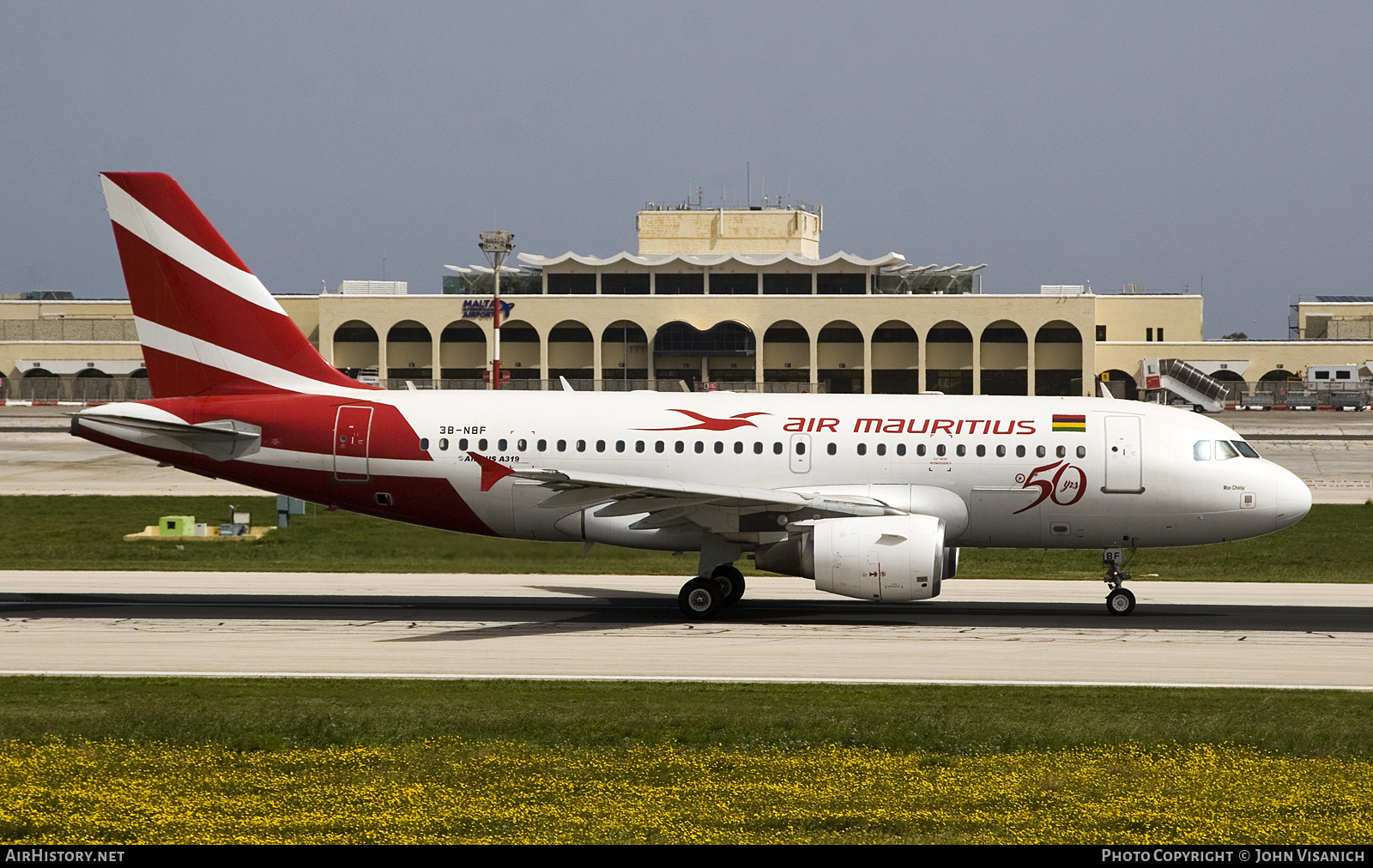 Aircraft Photo of 3B-NBF | Airbus A319-112 | Air Mauritius | AirHistory.net #782851