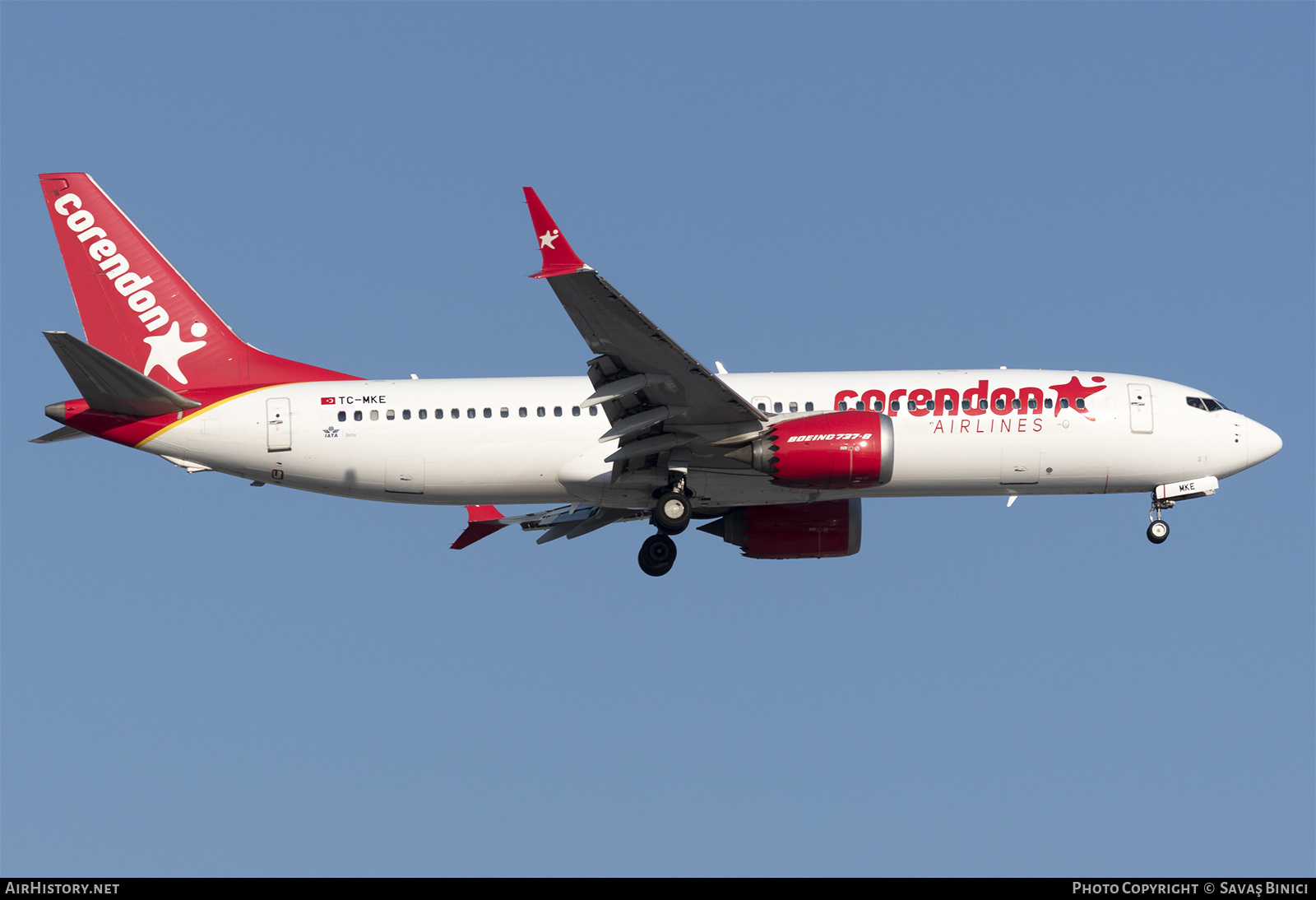 Aircraft Photo of TC-MKE | Boeing 737-8 Max 8 | Corendon Airlines | AirHistory.net #782862