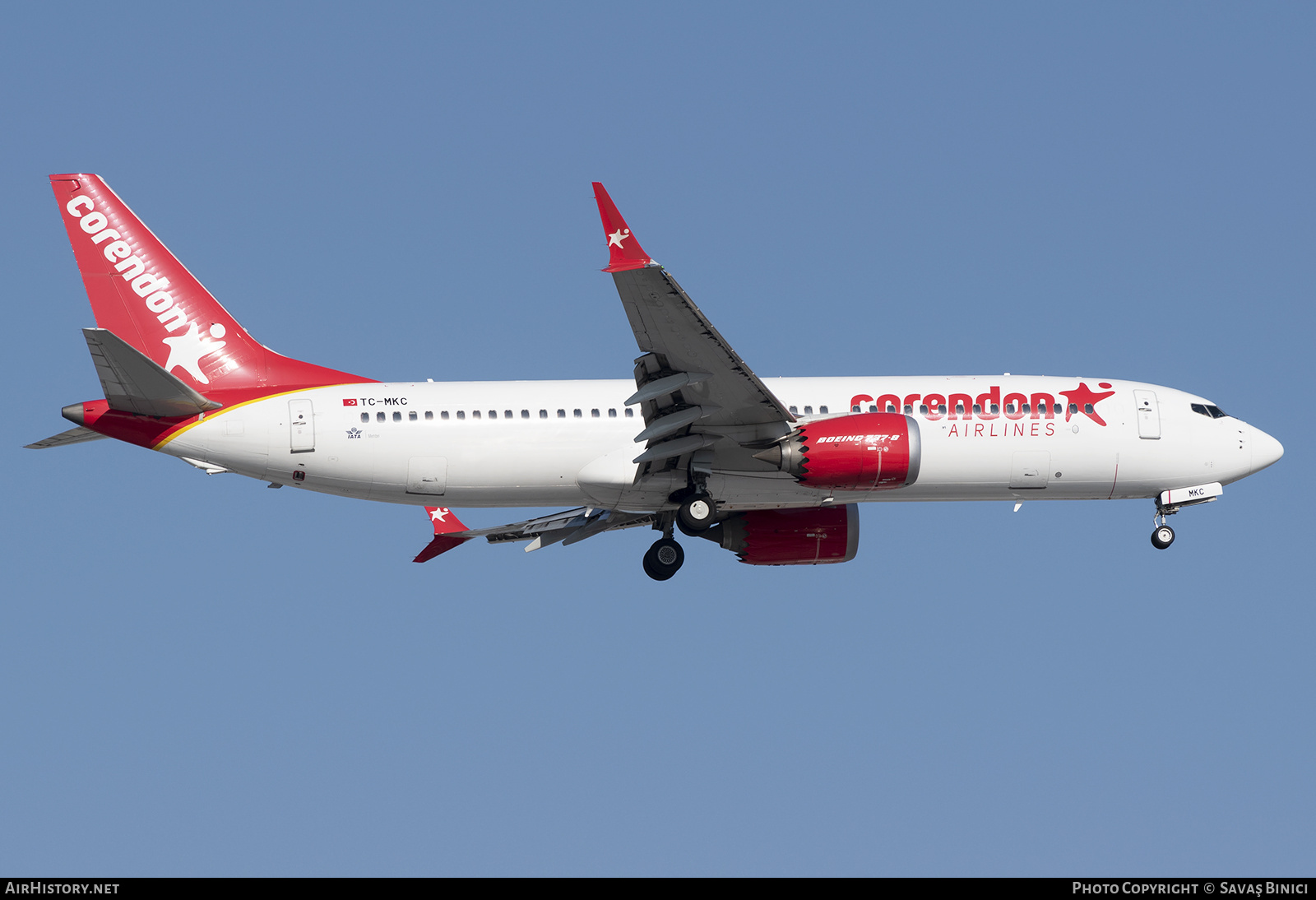 Aircraft Photo of TC-MKC | Boeing 737-8 Max 8 | Corendon Airlines | AirHistory.net #782863