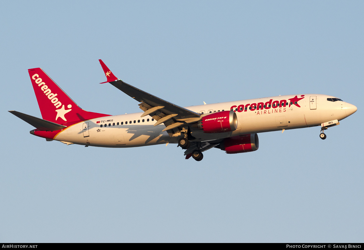 Aircraft Photo of TC-MKG | Boeing 737-8 Max 8 | Corendon Airlines | AirHistory.net #782883