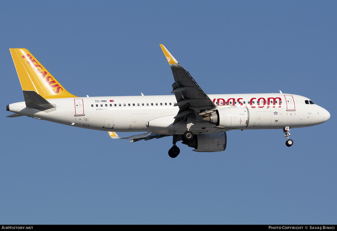 Aircraft Photo of TC-NBI | Airbus A320-251N | Pegasus Airlines | AirHistory.net #782884