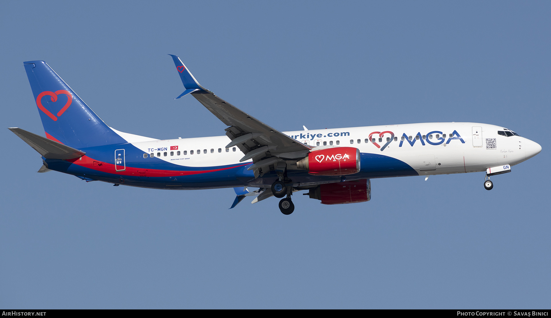 Aircraft Photo of TC-MGN | Boeing 737-8S3 | MGA - Mavi Gok Aviation | AirHistory.net #782907