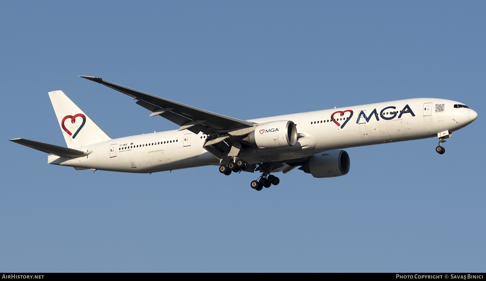 Aircraft Photo of TC-MGG | Boeing 777-3ZG/ER | MGA - Mavi Gok Aviation | AirHistory.net #782911