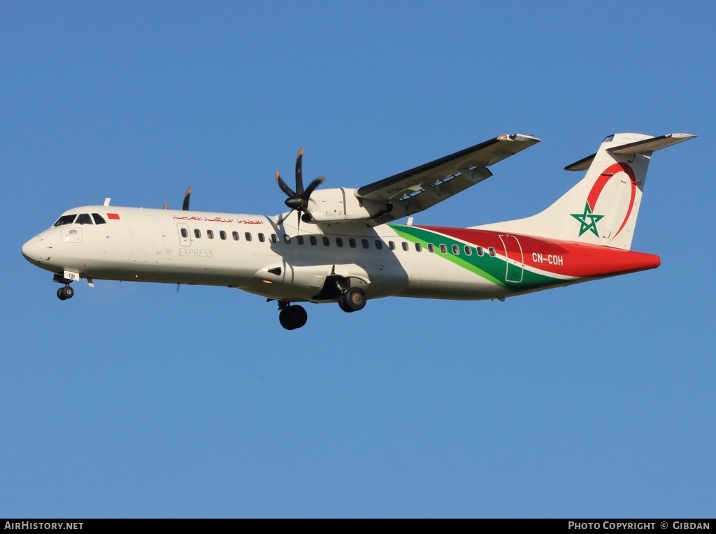 Aircraft Photo of CN-COH | ATR ATR-72-600 (ATR-72-212A) | Royal Air Maroc Express | AirHistory.net #782913