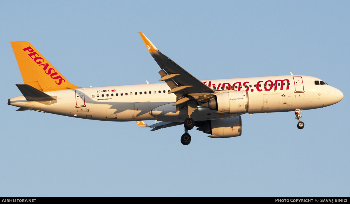 Aircraft Photo of TC-NBK | Airbus A320-251N | Pegasus Airlines | AirHistory.net #782919