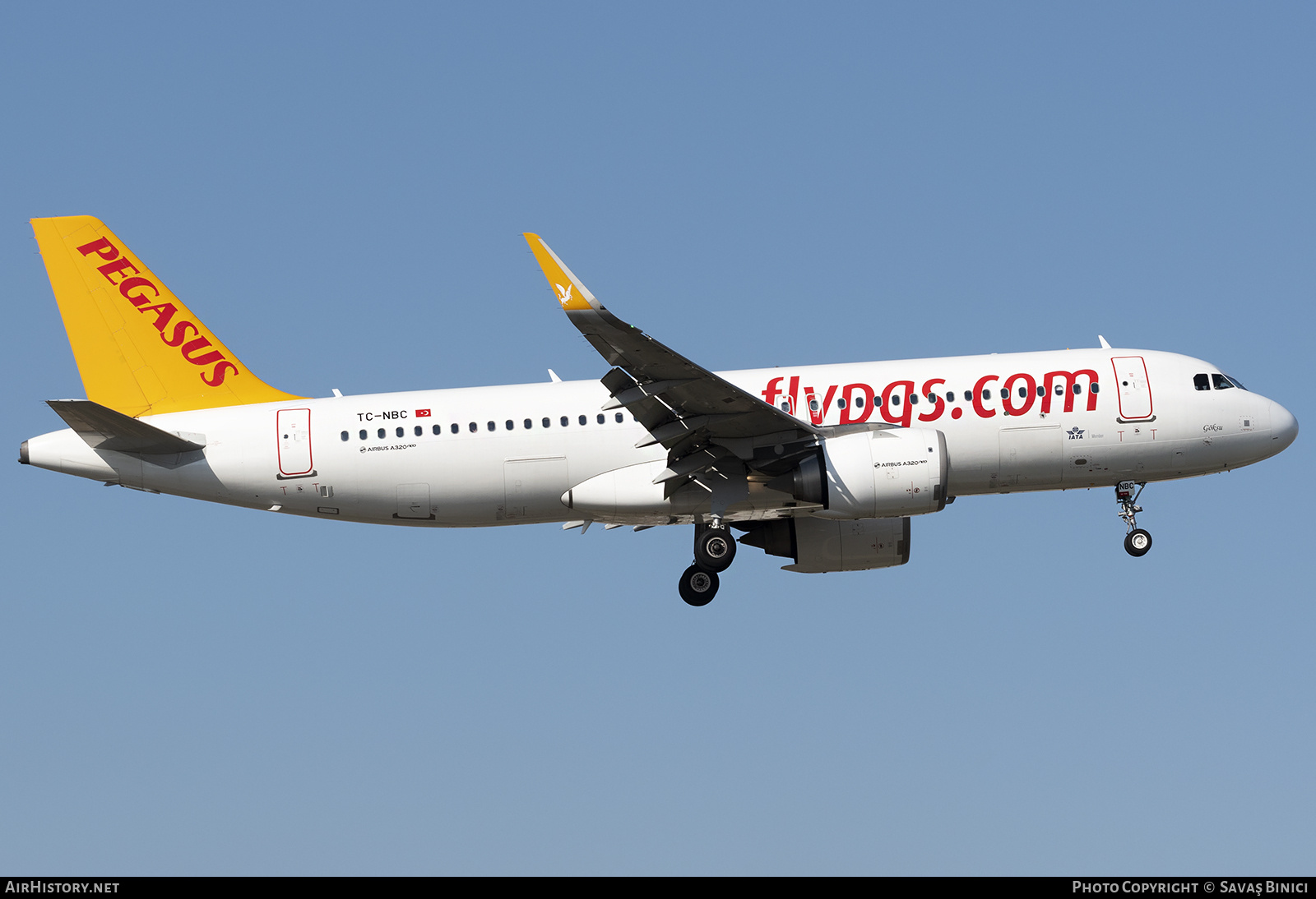 Aircraft Photo of TC-NBC | Airbus A320-251N | Pegasus Airlines | AirHistory.net #782925