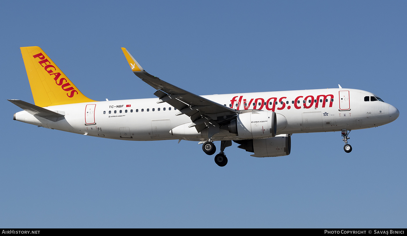Aircraft Photo of TC-NBF | Airbus A320-251N | Pegasus Airlines | AirHistory.net #782926