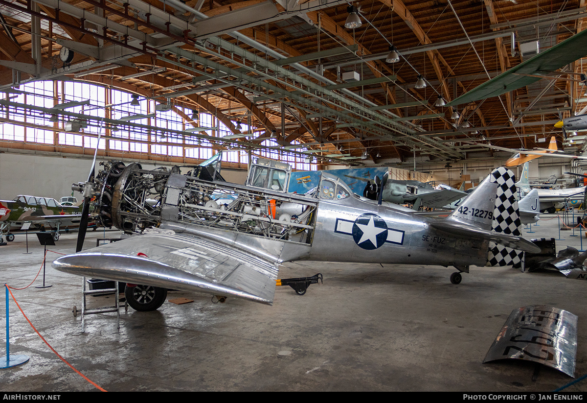 Aircraft Photo of SE-FUZ / 42-12279 | North American AT-16 Harvard IIB | USA - Air Force | AirHistory.net #782948