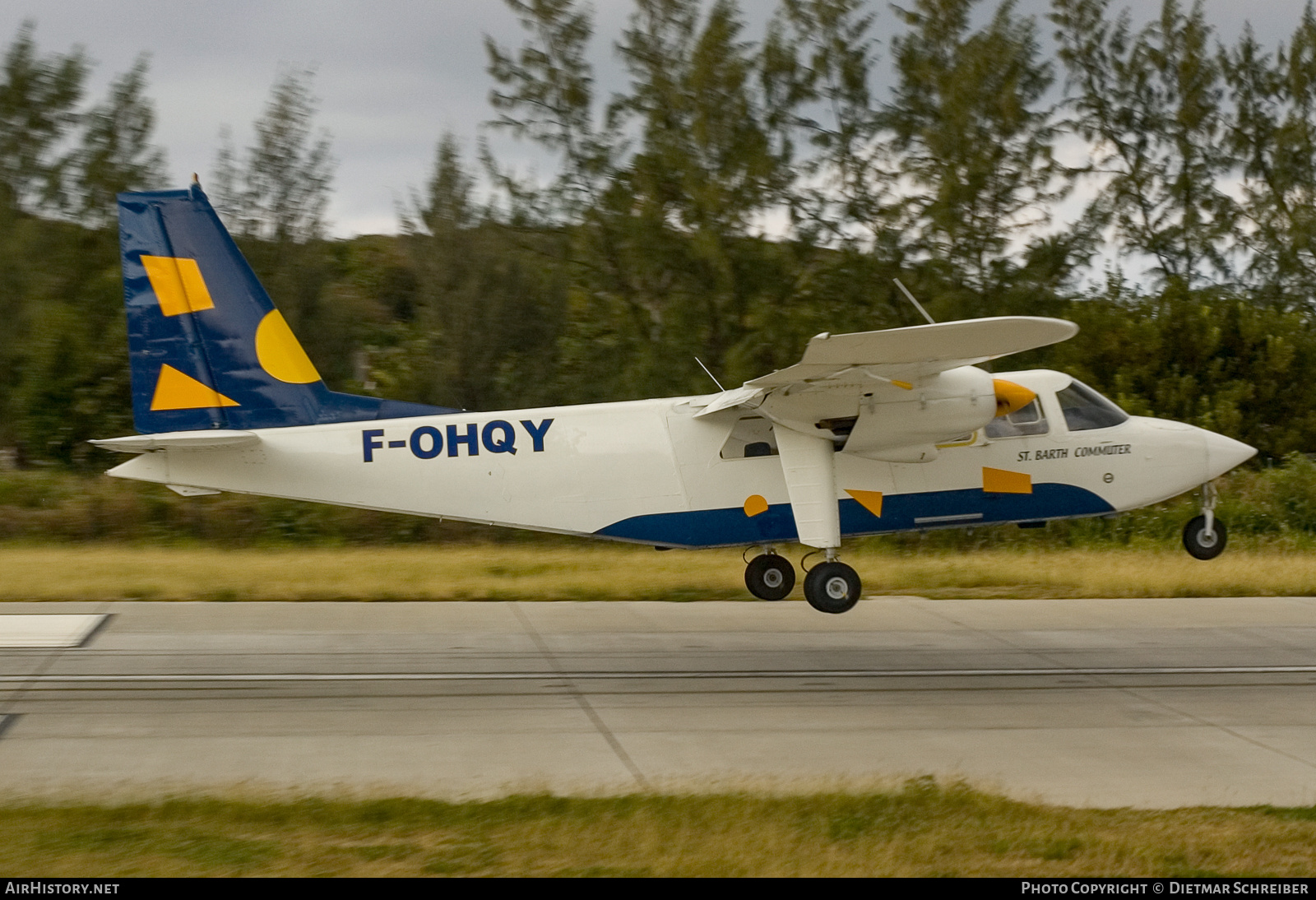 Aircraft Photo of F-OHQY | Britten-Norman BN-2B-20 Islander | St. Barth Commuter | AirHistory.net #782978