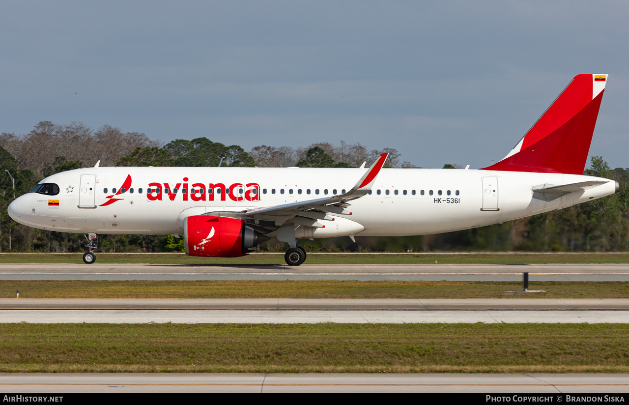 Aircraft Photo of HK-5361 | Airbus A320-251N | Avianca | AirHistory.net #782982