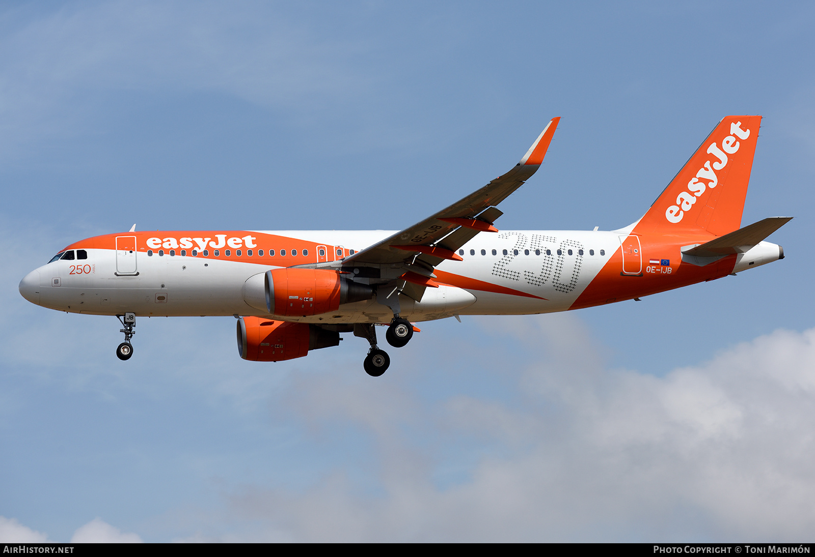 Aircraft Photo of OE-IJB | Airbus A320-214 | EasyJet | AirHistory.net #782988
