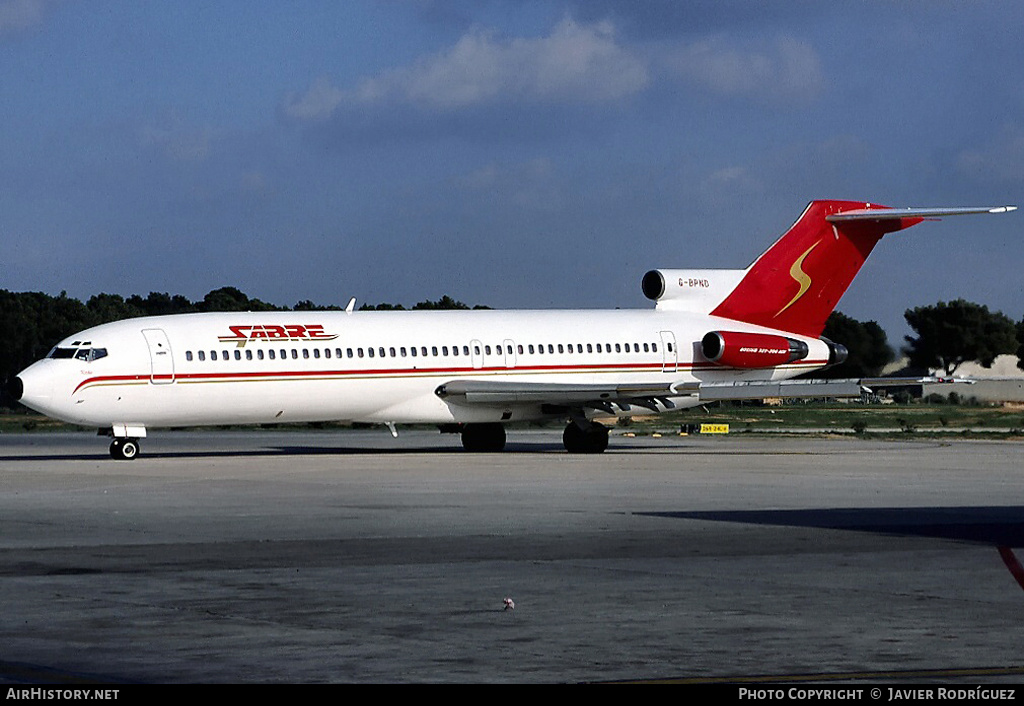 Aircraft Photo of G-BPND | Boeing 727-2D3/Adv | Sabre Airways | AirHistory.net #783014