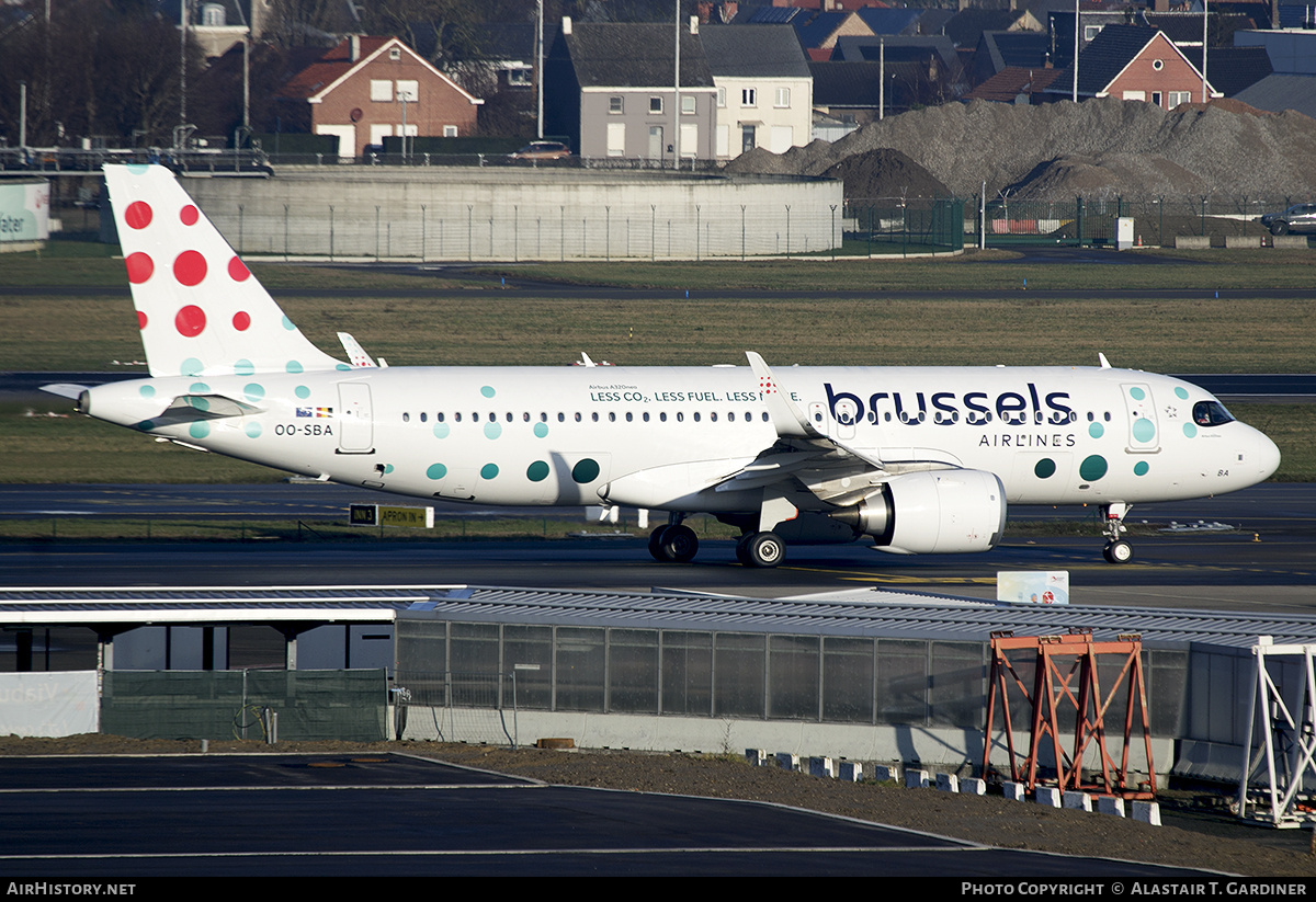 Aircraft Photo of OO-SBA | Airbus A320-251N | Brussels Airlines | AirHistory.net #783020