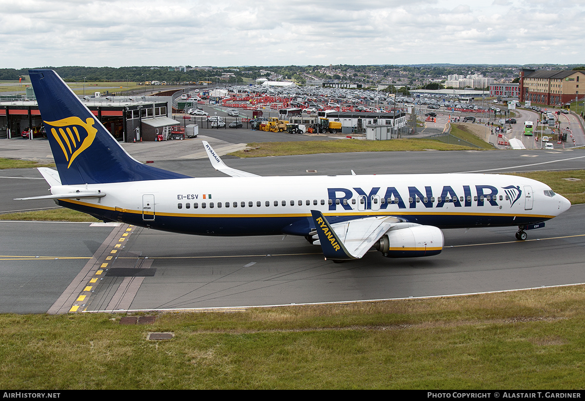 Aircraft Photo of EI-ESV | Boeing 737-8AS | Ryanair | AirHistory.net #783031