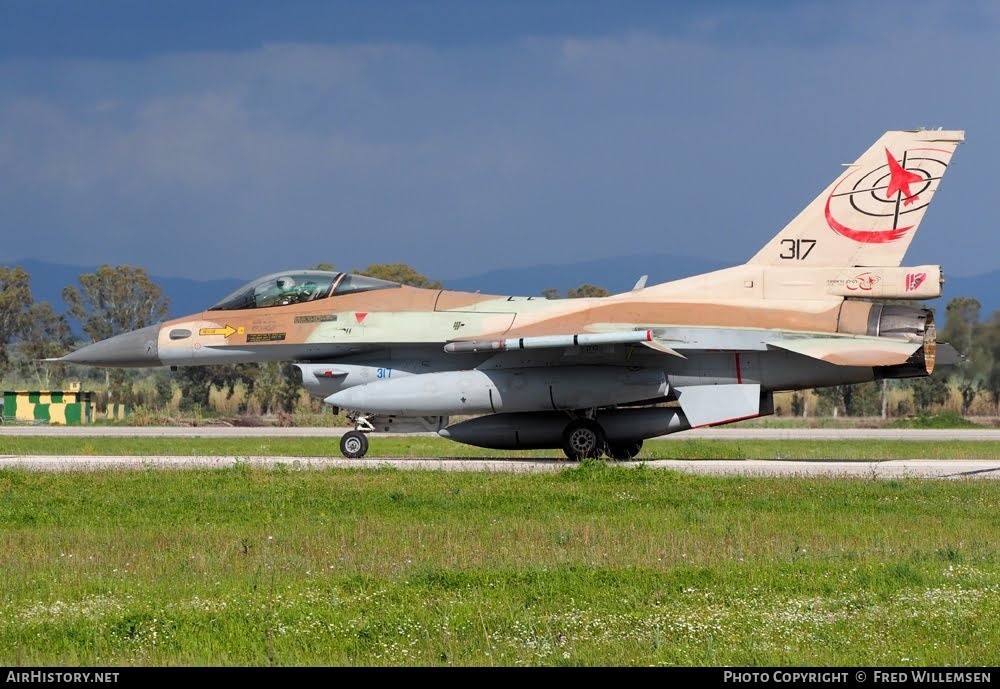 Aircraft Photo of 317 | General Dynamics F-16C Barak | Israel - Air Force | AirHistory.net #783042