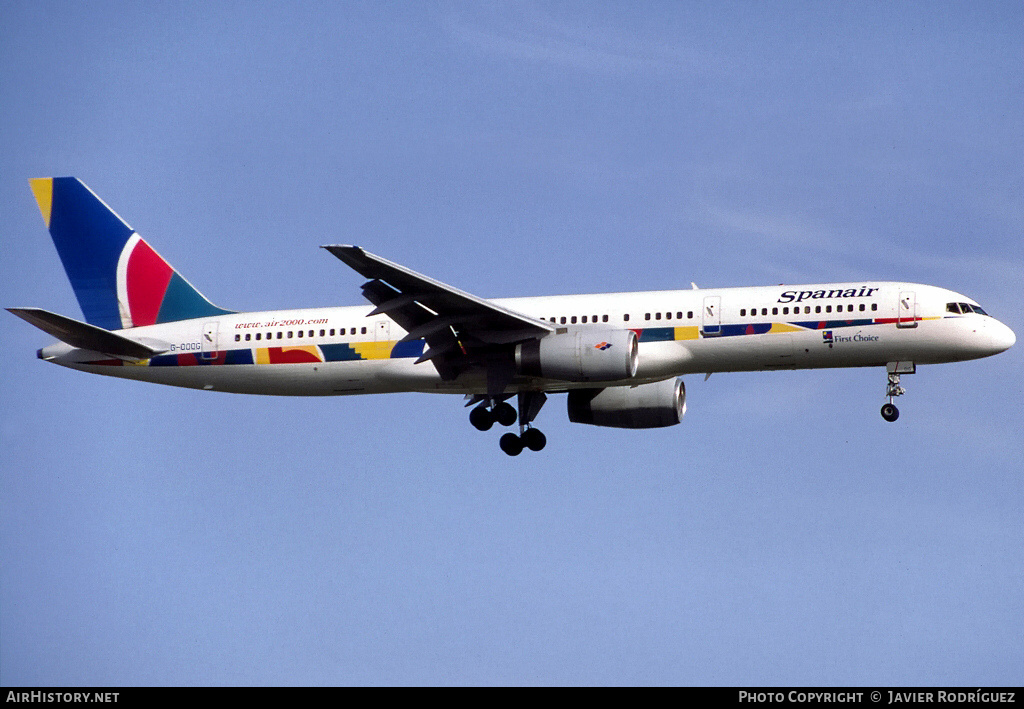 Aircraft Photo of G-OOOG | Boeing 757-23A | Spanair | AirHistory.net #783050