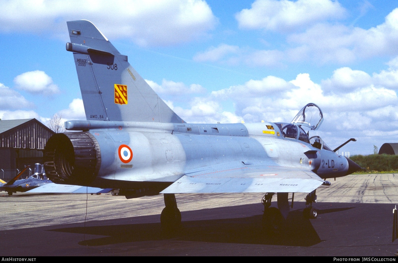 Aircraft Photo of 508 | Dassault Mirage 2000B | France - Air Force | AirHistory.net #783061