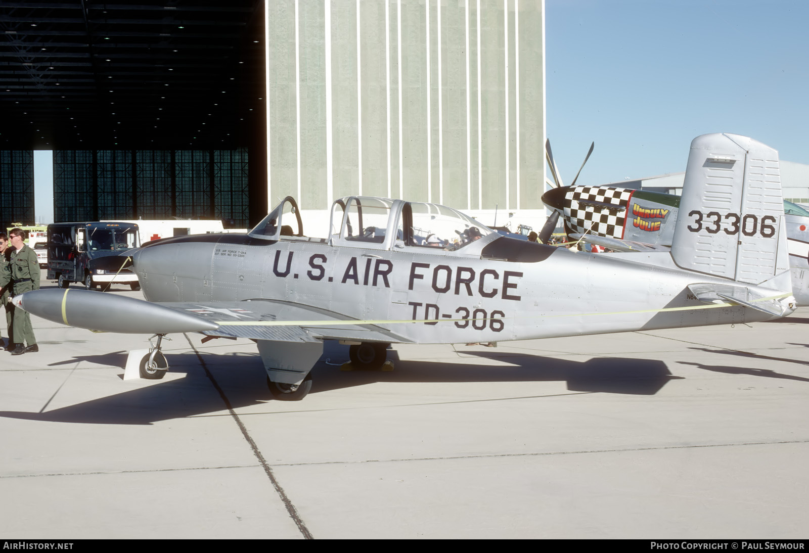 Aircraft Photo of N6450D / 33306 | Beech T-34A Mentor | USA - Air Force | AirHistory.net #783110