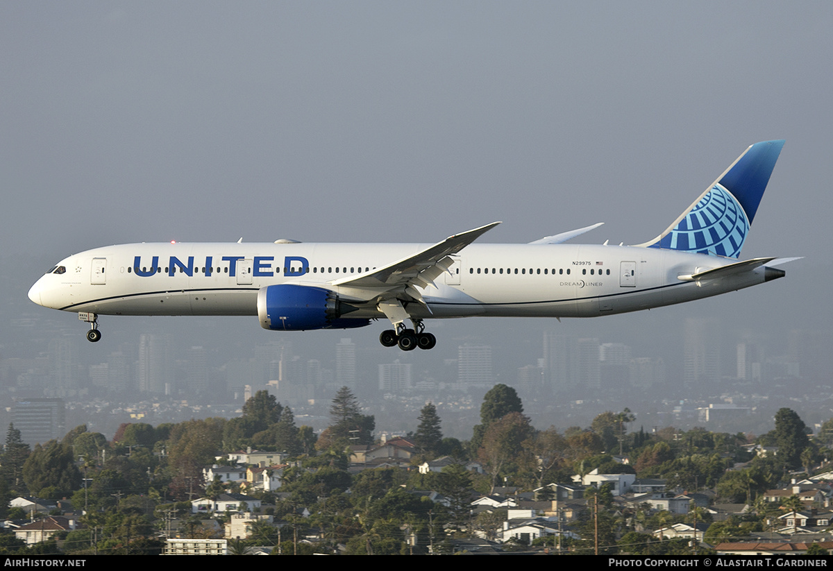Aircraft Photo of N29975 | Boeing 787-9 Dreamliner | United Airlines | AirHistory.net #783170