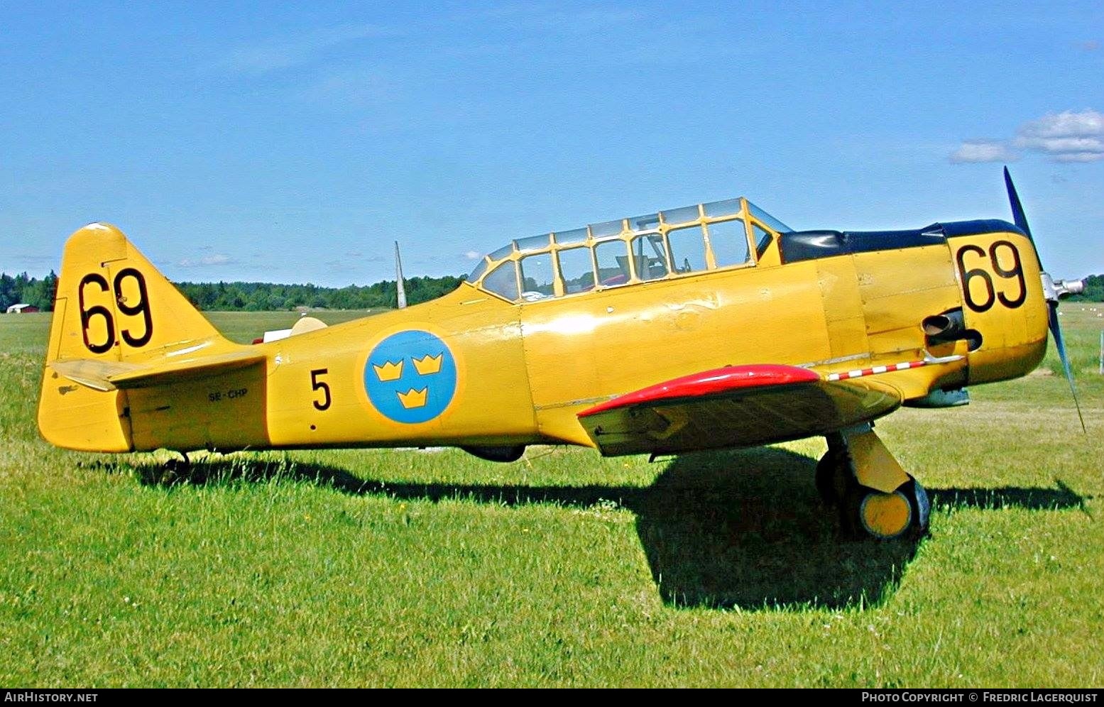 Aircraft Photo of SE-CHP | North American AT-6A Texan | Sweden - Air Force | AirHistory.net #783171