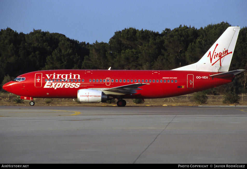 Aircraft Photo of OO-VEH | Boeing 737-36N | Virgin Express | AirHistory.net #783191