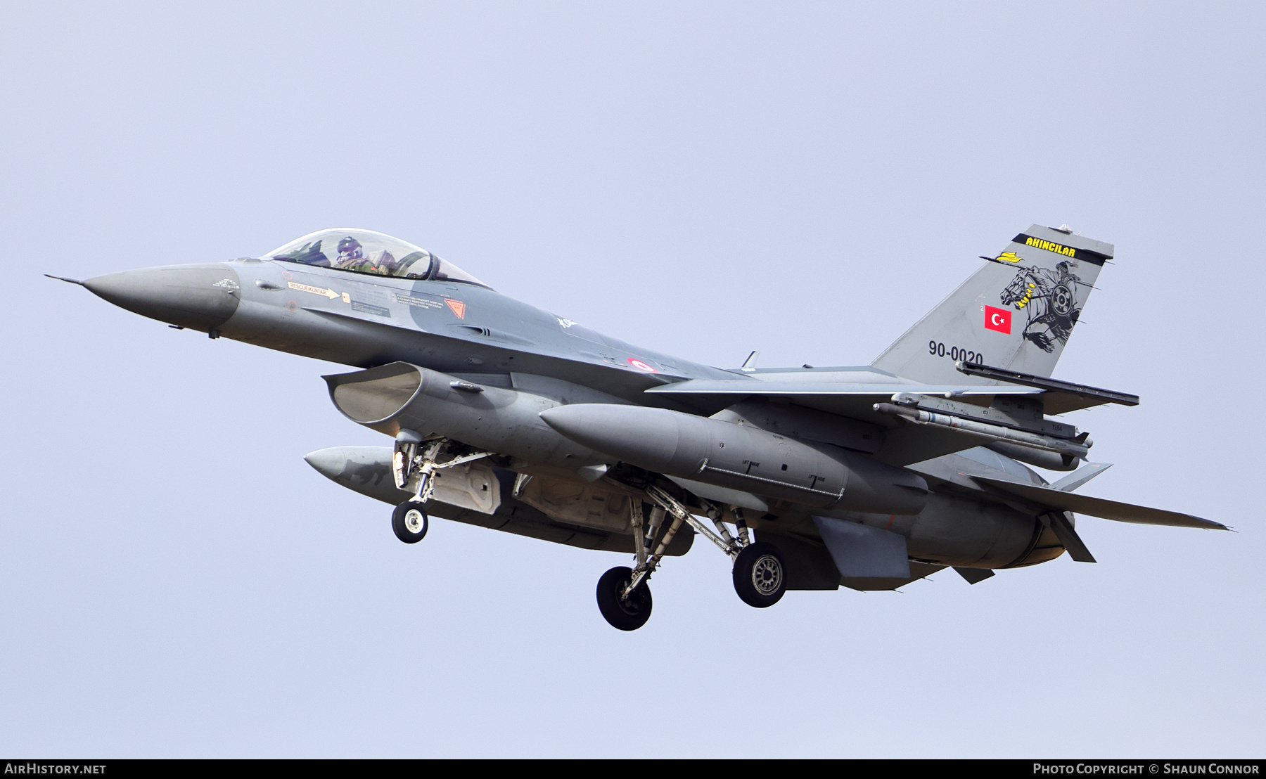 Aircraft Photo of 90-0020 | General Dynamics F-16CG Fighting Falcon | Turkey - Air Force | AirHistory.net #783203