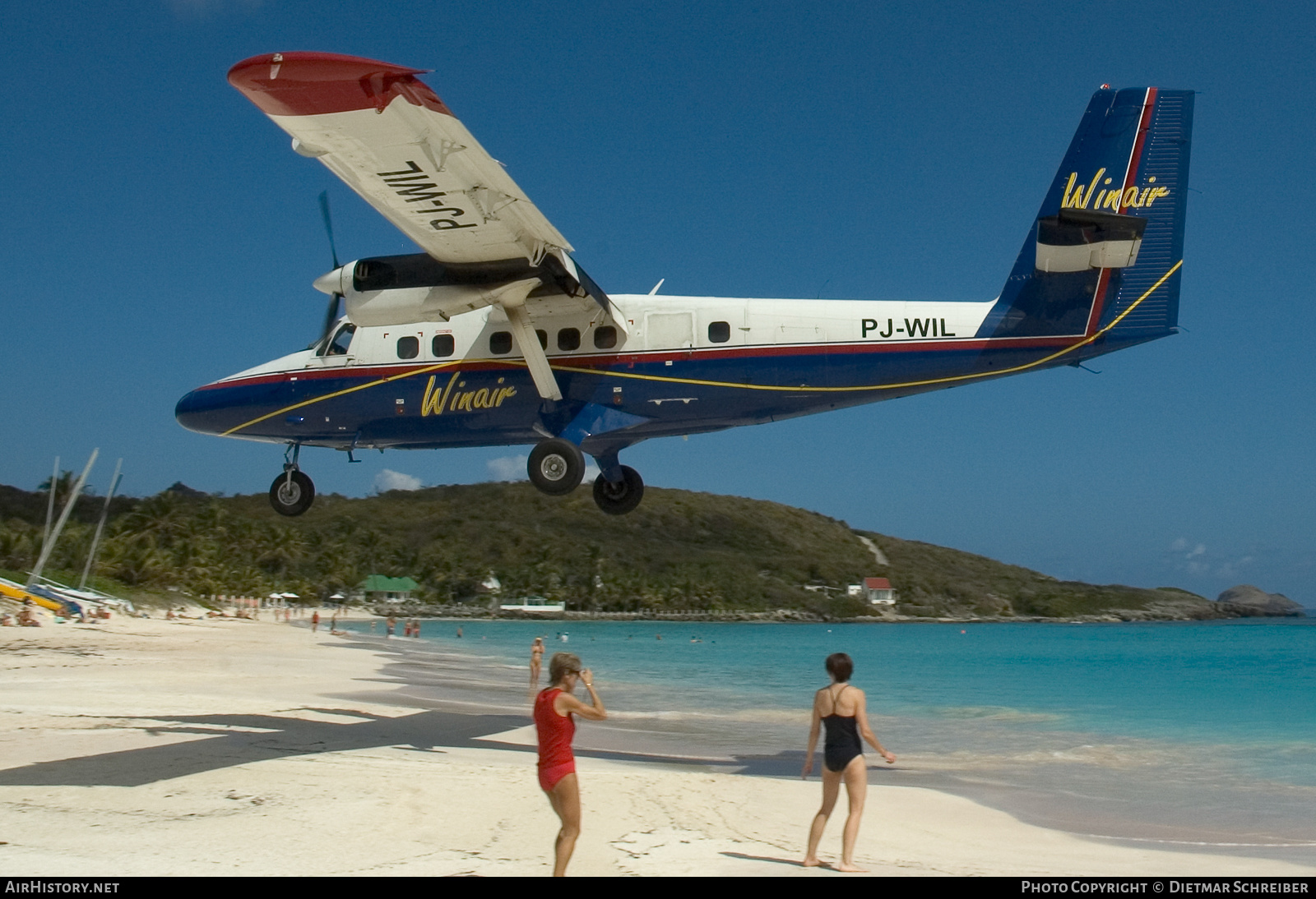 Aircraft Photo of PJ-WIL | De Havilland Canada DHC-6-300 Twin Otter | Winair - Windward Islands Airways | AirHistory.net #783216