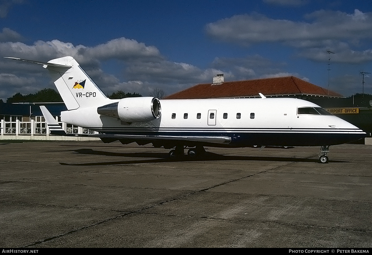 Aircraft Photo of VR-CPO | Canadair Challenger 601 (CL-600-2A12) | AirHistory.net #783234