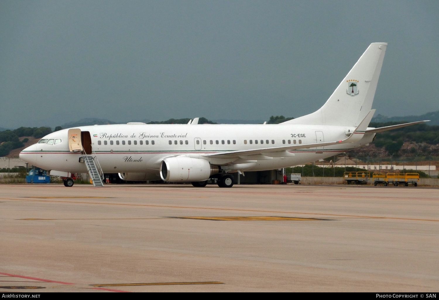 Aircraft Photo of 3C-EGE | Boeing 737-7FB BBJ | República de Guinea Ecuatorial | AirHistory.net #783321
