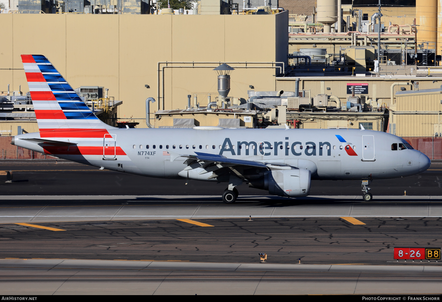 Aircraft Photo of N774XF | Airbus A319-112 | American Airlines | AirHistory.net #783365