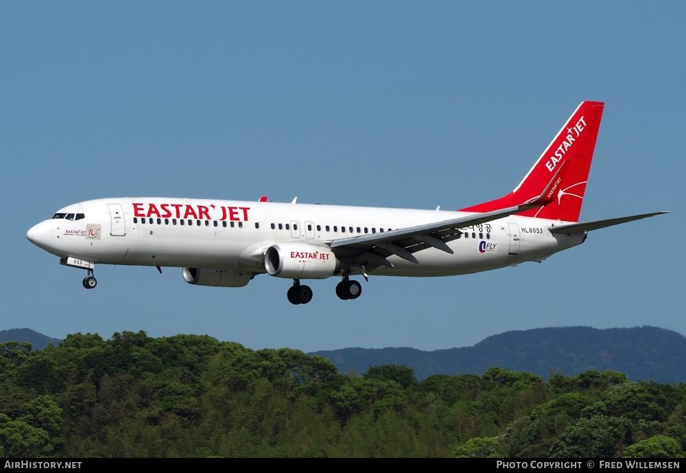 Aircraft Photo of HL8053 | Boeing 737-86J | Eastar Jet | AirHistory.net #783396