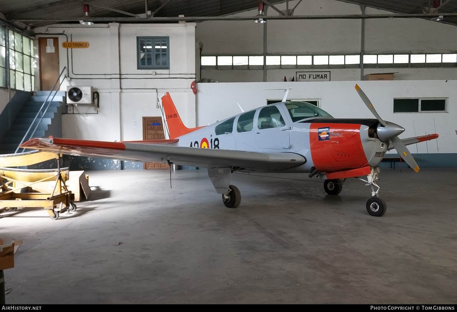 Aircraft Photo of E.24A-25 | Beech F33C Bonanza | Spain - Air Force | AirHistory.net #783407