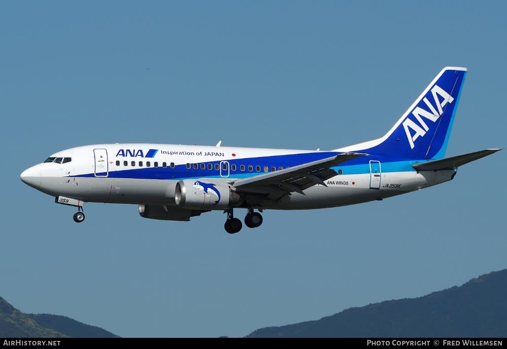 Aircraft Photo of JA359K | Boeing 737-5L9 | All Nippon Airways - ANA | AirHistory.net #783410