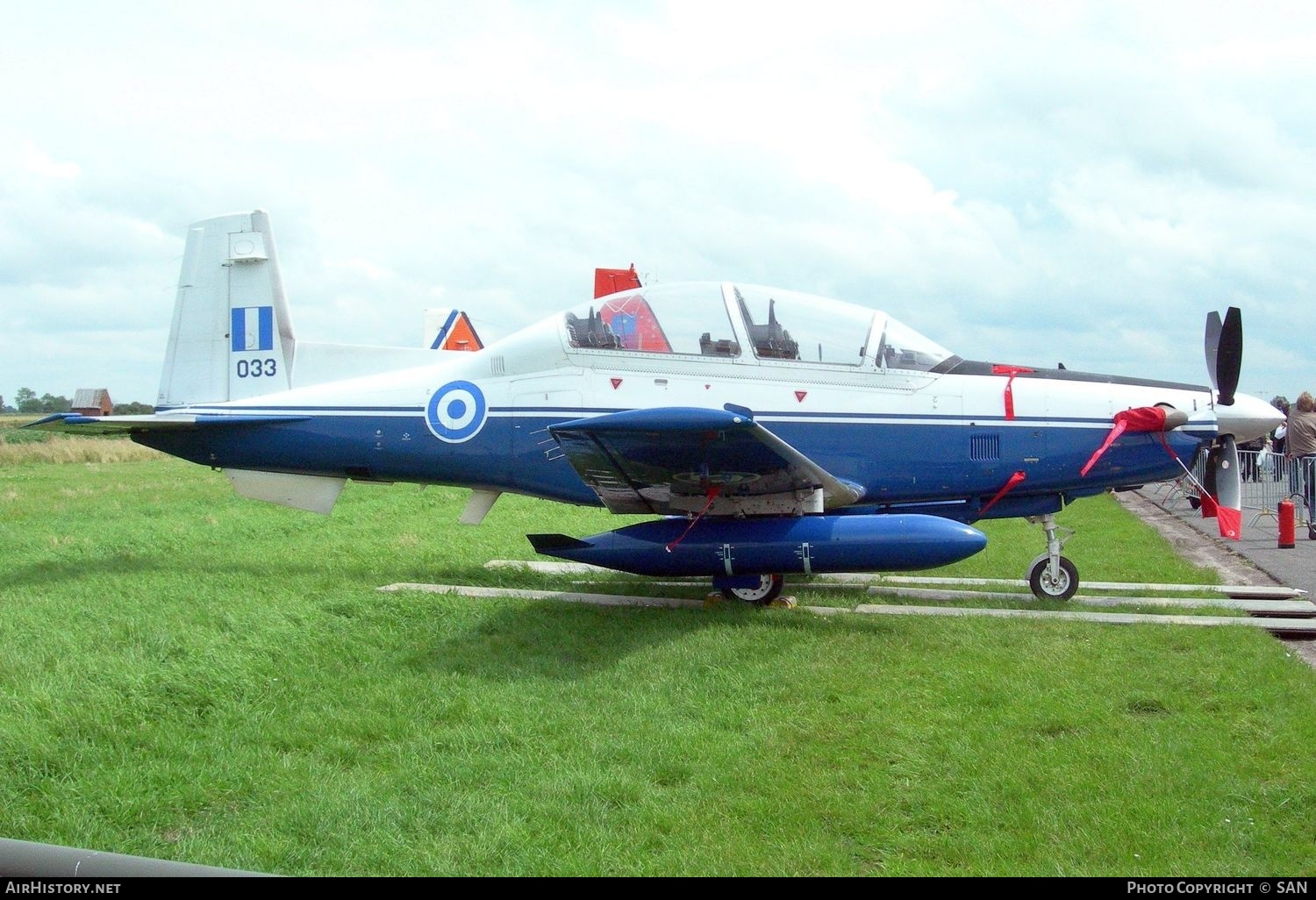 Aircraft Photo of 033 | Raytheon T-6A/NTA Texan II | Greece - Air Force | AirHistory.net #783418