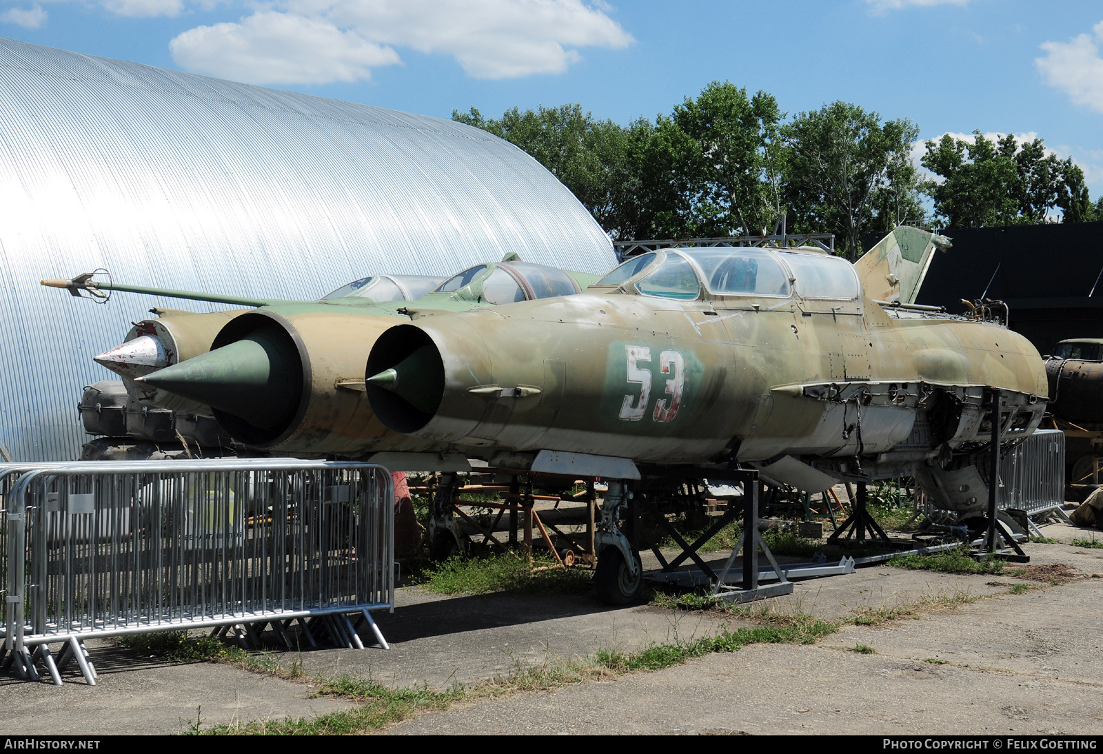 Aircraft Photo of 53 | Mikoyan-Gurevich MiG-21UM | Hungary - Air Force | AirHistory.net #783441