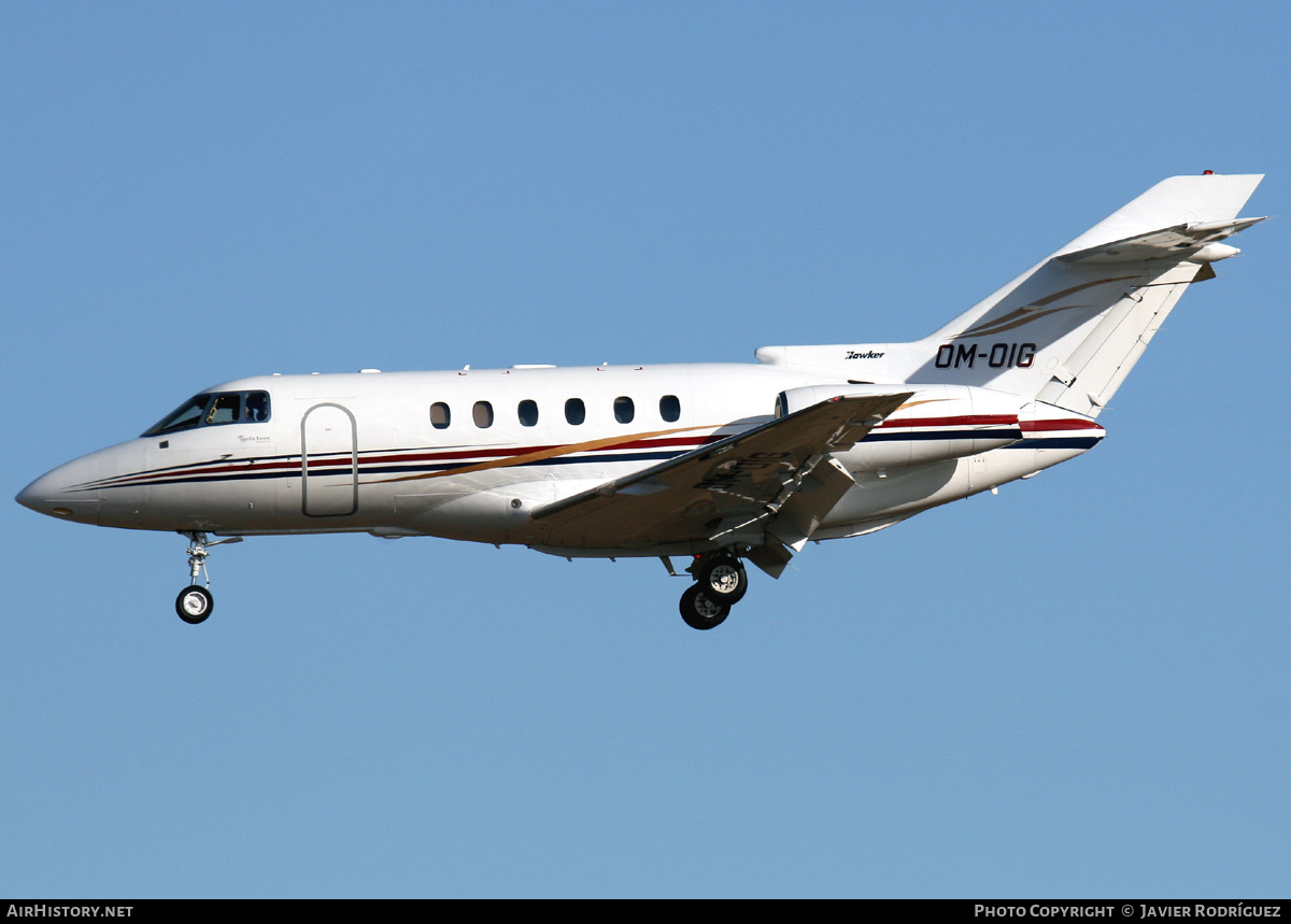 Aircraft Photo of OM-OIG | Hawker Beechcraft 800XP | AirHistory.net #783486